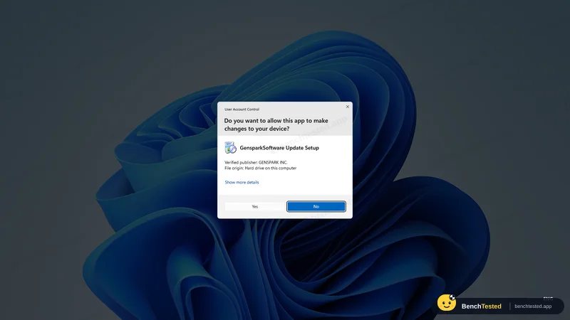 Started the installer on a clean PC