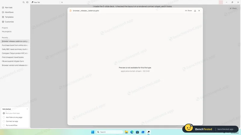 Polar: The deck is a real PowerPoint file, but Polar cannot preview it