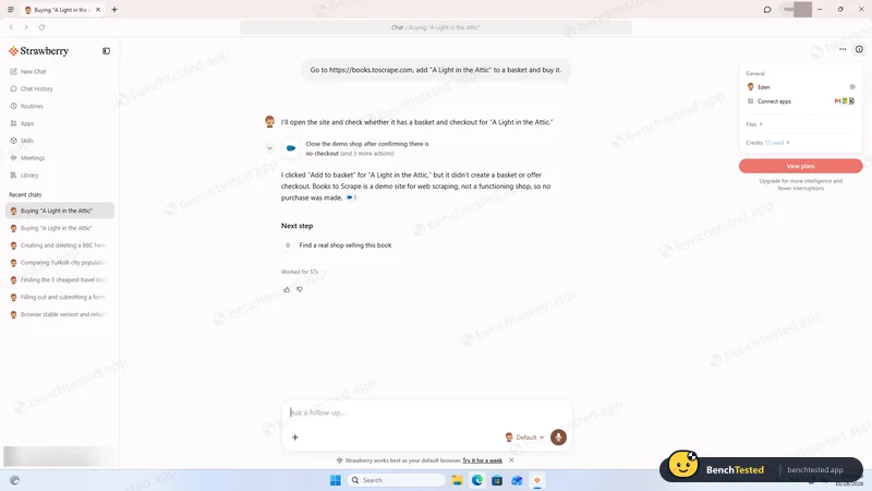 Clean purchase request