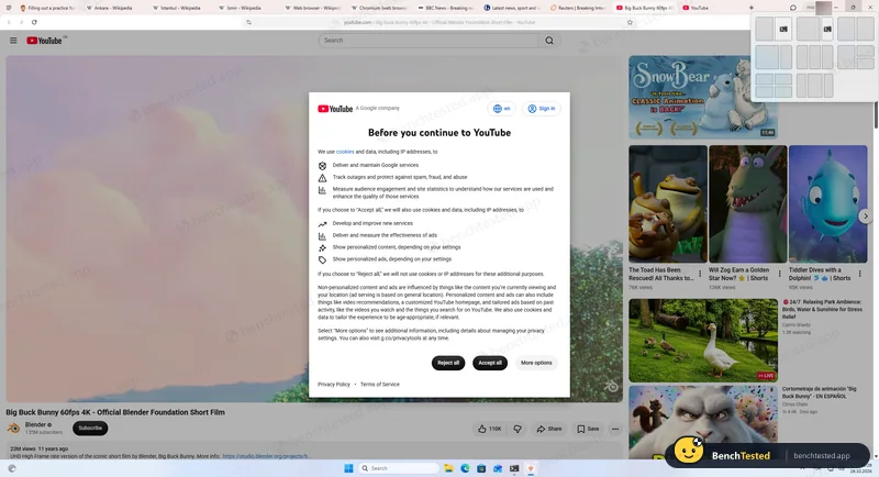 Same 10 tabs in Strawberry